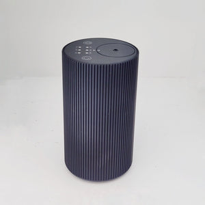 Black Matte Ridged Soft Touch scent diffuser from ScentFluence