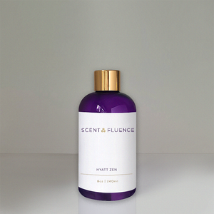 Hyatt Zen ambient scent oil 8oz bottle available at ScentFluence