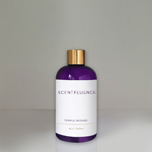 Load image into Gallery viewer, 8oz. bottle of TEMPLE-INCENSE-room scent  as smelled at the lodge at sea island-authentic SCENTFLUENCE exclusive