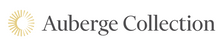 Load image into Gallery viewer, Logo of Auberge Collection with a sun-like symbol on a white background