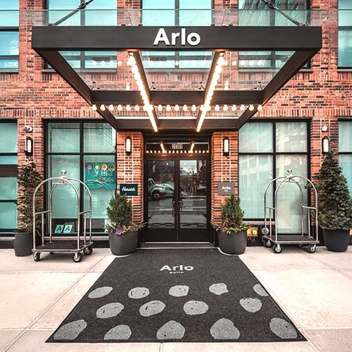 Arlo Hotel entrance Soho