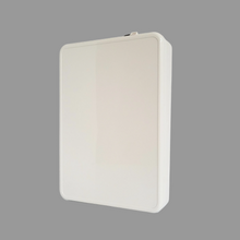 Load image into Gallery viewer, White rectangular scent diffuser closed on a light greay background