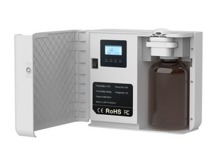 SMI Radiant 4000 sq ft scent diffuser in white open
