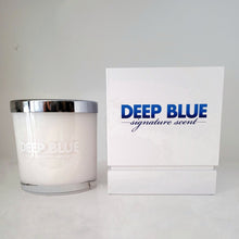 Load image into Gallery viewer, Deep Blue Med Spa signature scent candle available at ScentFluence