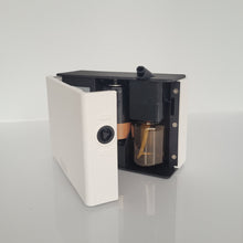 Load image into Gallery viewer, SMI 100 white scent diffuser open door to see interior bottle and battery